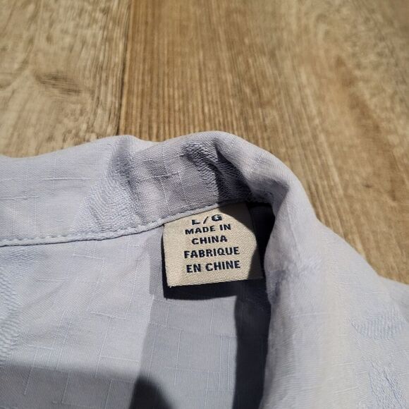 Tommy Bahama Silk Island Style Loose Short Sleeved Button Up Shirt Mens Large - Picture 5 of 9